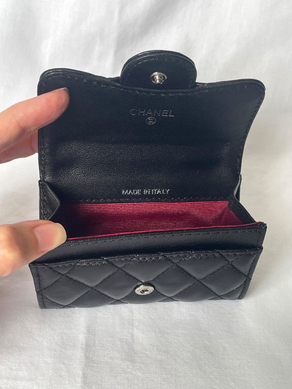 Chanel GWP Small Quilted Change Purse Card Holder Wallet - Picture 9 of 11